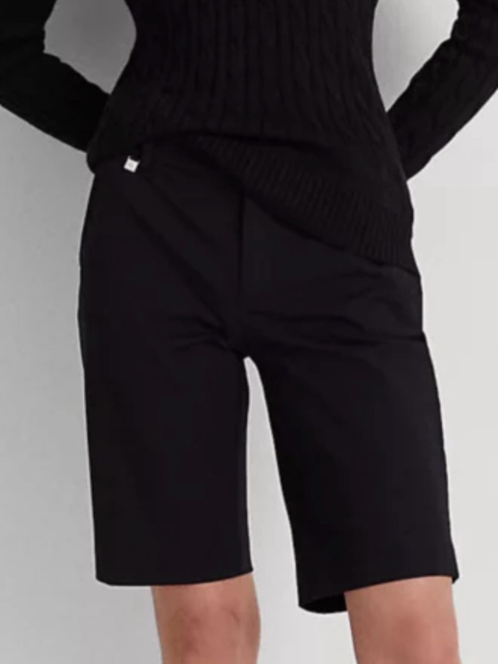 Ralph Lauren Women’s Flat-Front Chino Shorts - Picture 6 of 8